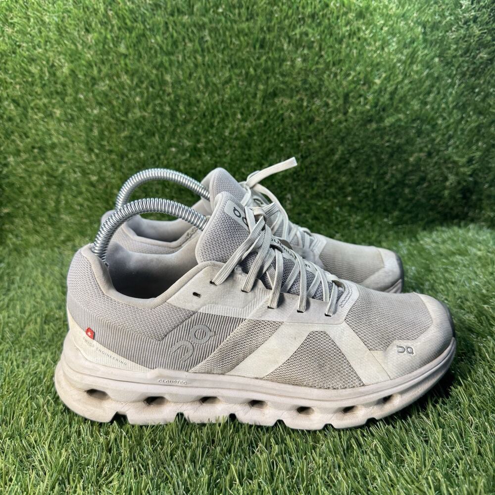 On Cloud Cloudrunner White Frost Sneakers Shoes Women’s Size 8 Running